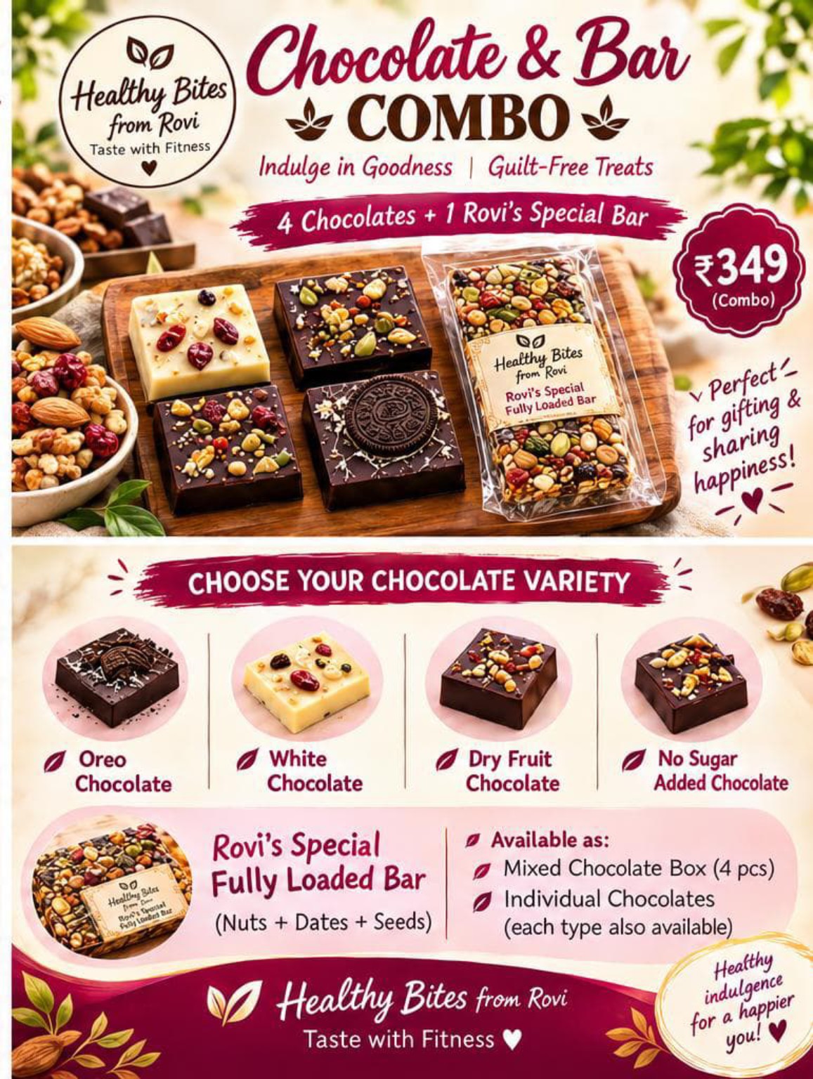 Chocolate and bar combo